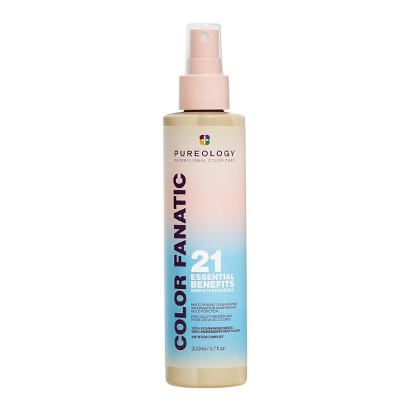 Color Fanatic Multi-Tasking Leave-In Spray, 21 Benefits for All Hair Types, Heat Protection, Detangling & Frizz Control, Infused with Coconut & Camellia Oils, Color Safe, Vegan