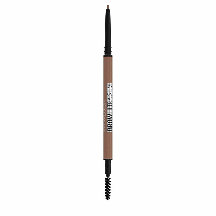 Express Brow Ultra Slim Eyebrow Makeup, Brow Pencil with Precision Tip and Spoolie for Defined Eyebrows, Soft Brown, 1 Count