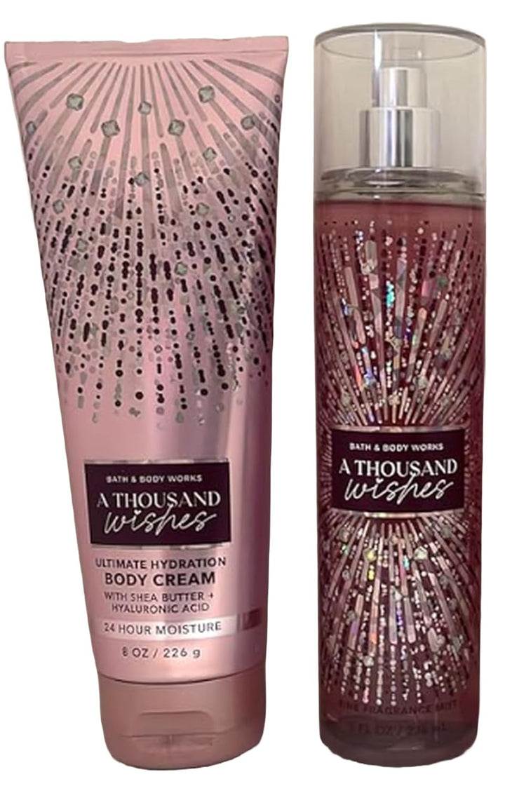 - Signature Collection - a Thousand Wishes- Gift Set- Fine Fragrance Mist & Ultra Shea Body Cream by