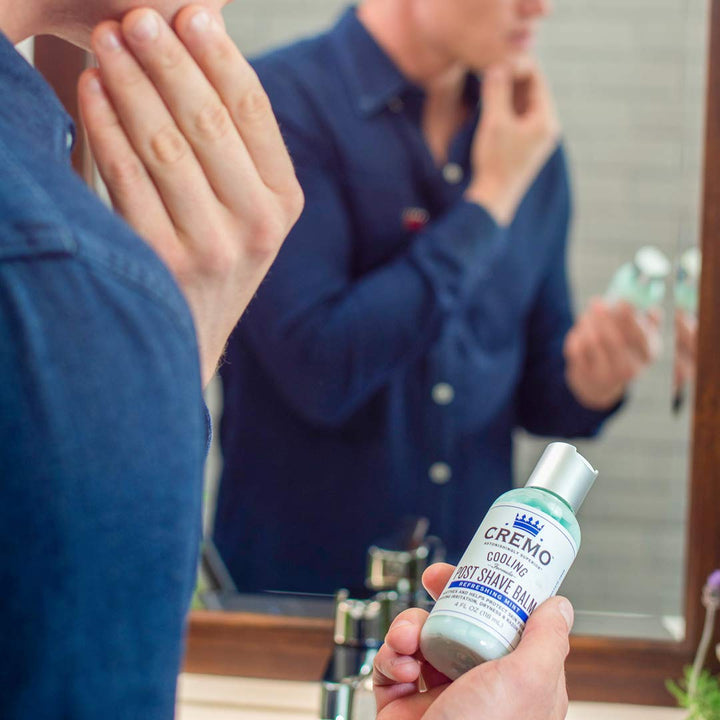Cooling Formula Post Shave Balm, Soothes, Cools and Protects Skin from Shaving Irritation, Dryness and Razor Burn, 4 Oz
