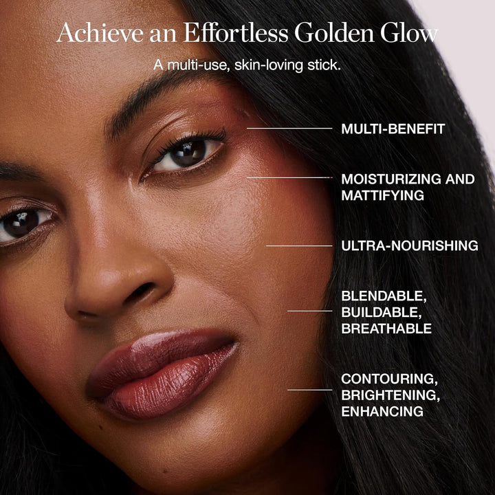 Face Stick Crystal Collection Trio - Contour Stick Makeup Collection - Certified Organic Contour Palette - Includes Bronzer Stick, Blush Stick & Highlighter Stick