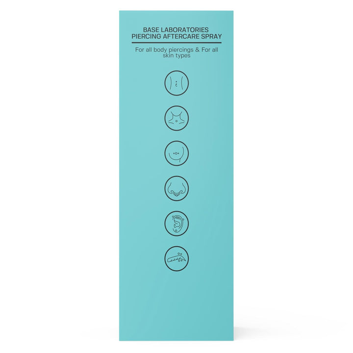Piercing Aftercare Spray 4Oz | Saline Spray for Piercings | Ear Piercing Cleaner Spray | Saline Solution for Piercings | Piercing & Keloid Bump Removal for Ears, Belly Nose Piercings