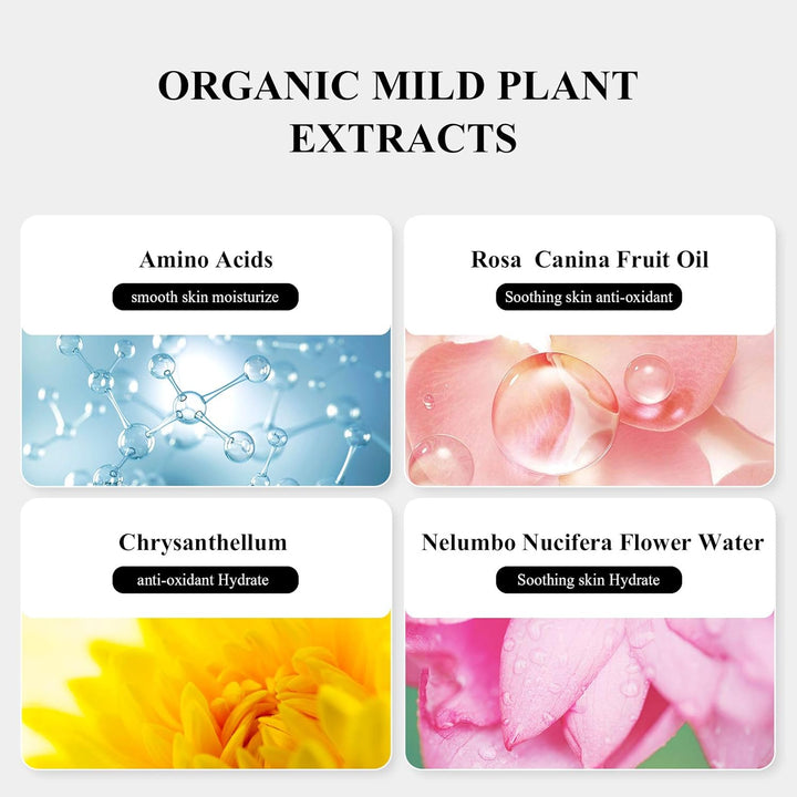 Eyelash Cleanser, Shampoo Foam & Brushes Eyelid Cleanser for Makeup Remover Paraben & Sulfate Free for Salon and Home Use(60Ml, 2 Fl Oz)