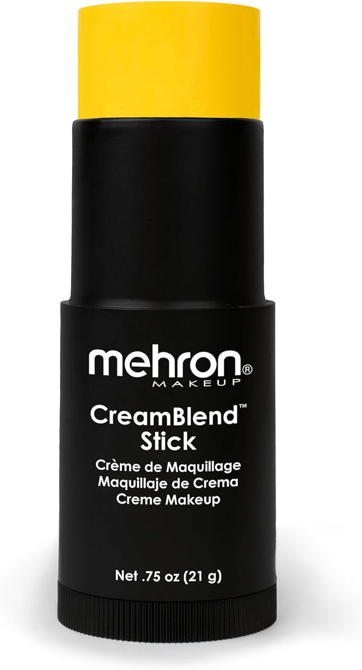Makeup Creamblend Stick | Face Paint, Body Paint, & Foundation Cream Makeup | Perfect for Halloween .75 Oz (21 G) (White)