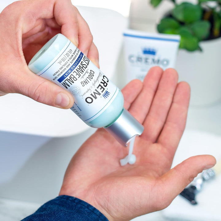 Cooling Formula Post Shave Balm, Soothes, Cools and Protects Skin from Shaving Irritation, Dryness and Razor Burn, 4 Oz