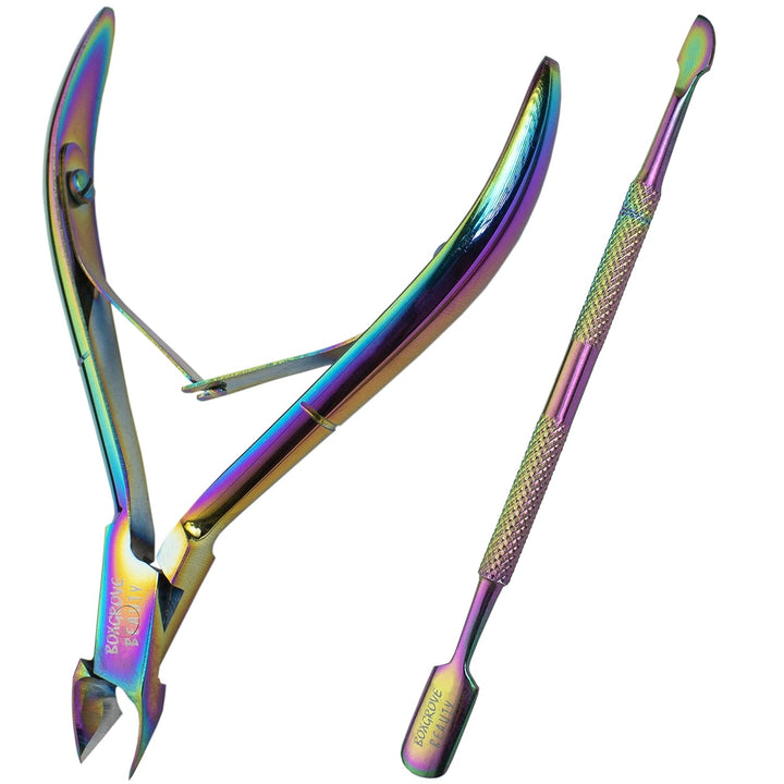 Professional Cuticle Cutter Trimmer Manicure Tools with Double Spring– Perfect Nail Care Tool for Manicure & Pedicure Beauty at Home/Spa/Saloon