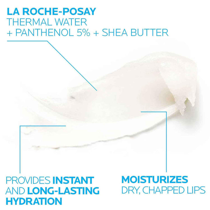 La Roche-Posay Cicaplast Lip Balm B5, Hydrating Balm with Shea Butter, Lip Treatment for Dry Cracked Lips, Moisturizing and Repairing Balm, Fragrance Free