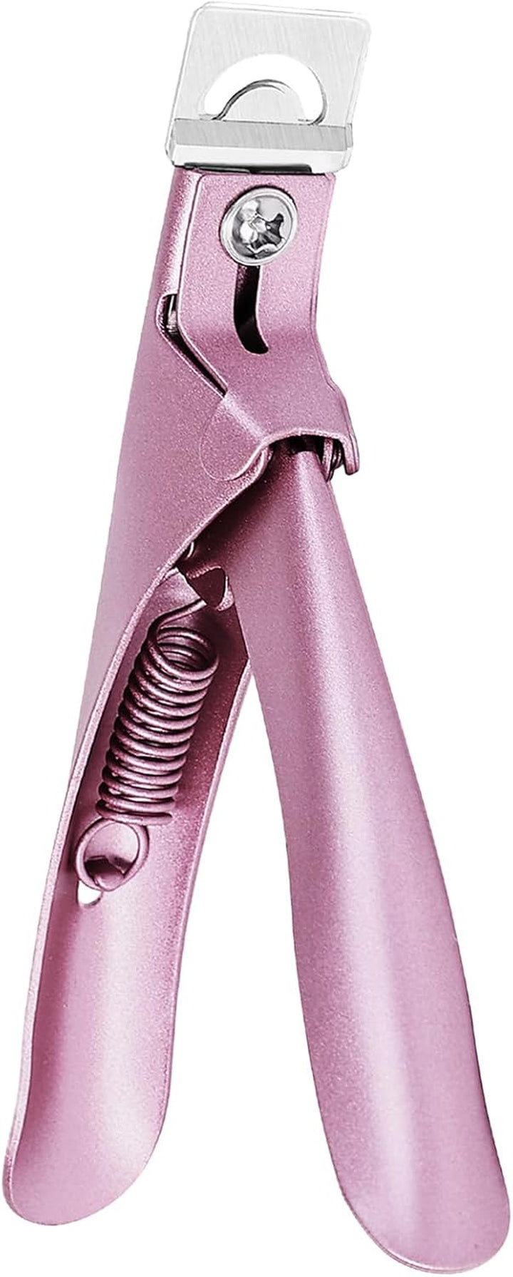 Acrylic Nail Clippers, Professional Nail Clippers Cutters for Acrylic Nails Fake Nail Tips, Adjustable Stainless Nail Trimmer, Manicure Tool for Salon Home Nail Art, Plum