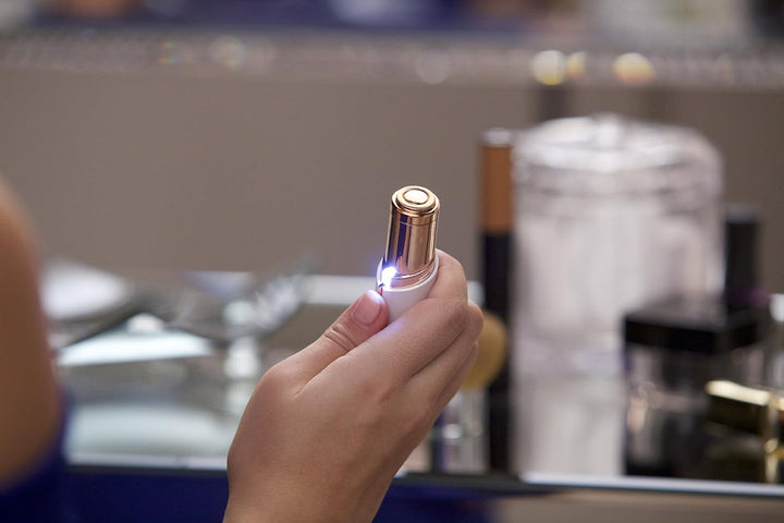 Women'S Painless Hair Remover , White/Rose Gold