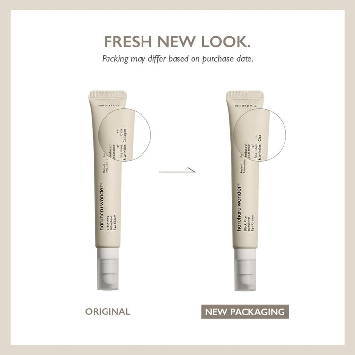 Wonder Black Rice Bakuchiol Eye Cream 0.67 Fl.Oz / 20Ml | Anti-Aging, Wrinkle Care, Natural Retinol Alternative | Cruelty Free, Ewg-Green