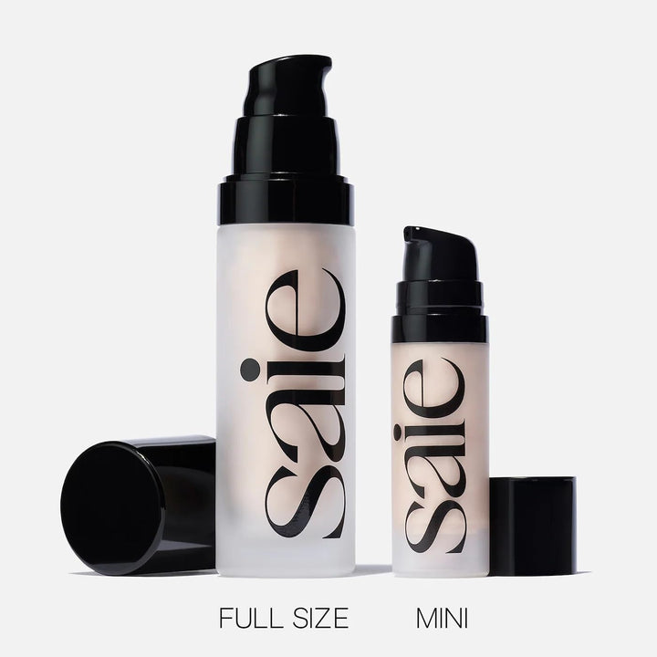 Mini Glowy Super Gel - Hydrating Makeup Primer and Illuminating Glow Serum Enriched with Vitamin C and Squalane Oil - All-Over Liquid Highlighter Makeup for Instant Glass Skin - Starglow (0.5 Oz)