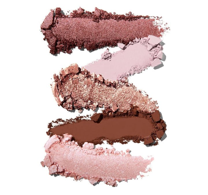 Rich & Foiled Artistry Palette - 9-Pan Metallic Eye Makeup Palette with Luxe Mattes, Shimmers, and Foil-Finishes - Mauve & Pink Colors with Luminous Shine - Rose to Fame (0.35 Oz)