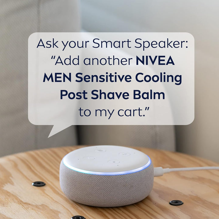 Sensitive Cooling Post Shave Balm with Vitamin E, Chamomile and Seaweed Extracts, 3 Pack of 3.3 Fl Oz Bottles