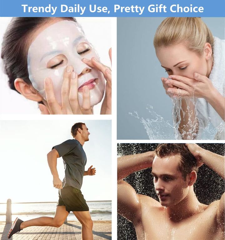 Metal Hair Band for Men Headband Women Bands Unisex Black Wavy Spring Outdoor Sports Headbands Men'S Hoop Clips Accessories Simple Elastic Non Slip Head Headwear