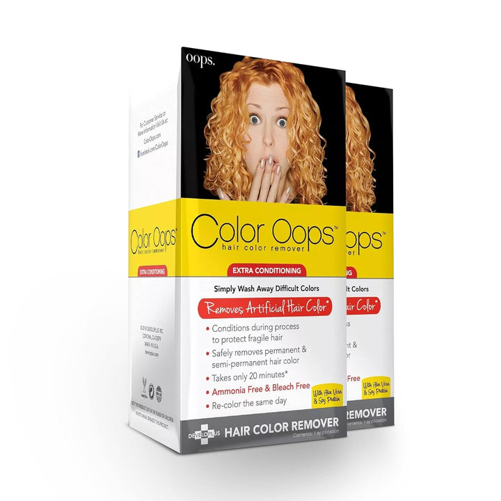 Extra Conditioning Hair Color Remover, 1 Application, Hair Dye Remover Processes in 20 Minutes, Safely Removes Permanent & Semi-Permanent Dye, Ammonia & Bleach Free