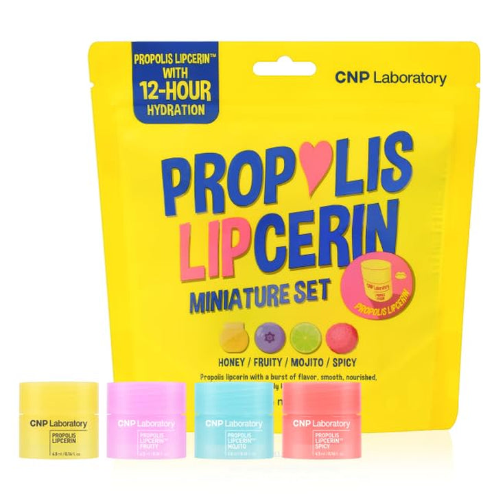 Honey Lip Butter - Propolis Lipcerin™ 01 Original, Hydrating Overnight Manuka Lip Balm & Mask, 12Hr Long-Lasting Moisture, Korean Skin Care, 0.5 Fl.Oz.