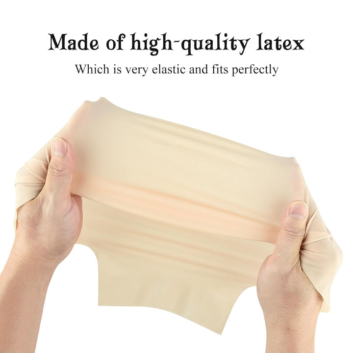 Bald Cap Halloween, 2Pcs Nylon Wig Caps 2Pcs Latex Makeup Bald Cap for Adults Women Men Costume Accessory for Theme Halloween Party Cosplay