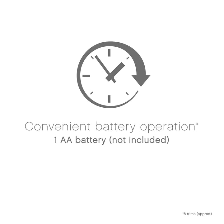 Women’S Facial Hair Remover and Eyebrow Trimmer with Pivoting Head, Includes 2 Gentle Blades for Brow and Face and 2 Eyebrow Trim Attachments, Battery-Operated – ES2113PC