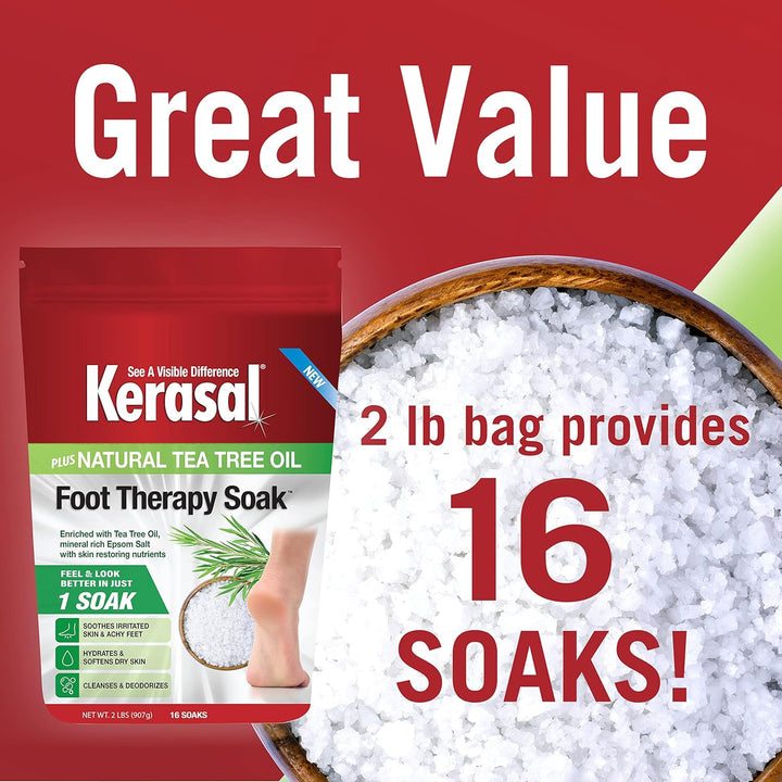 Foot Therapy Soak, Foot Soak for Achy, Tired and Dry Feet, 2 Lbs