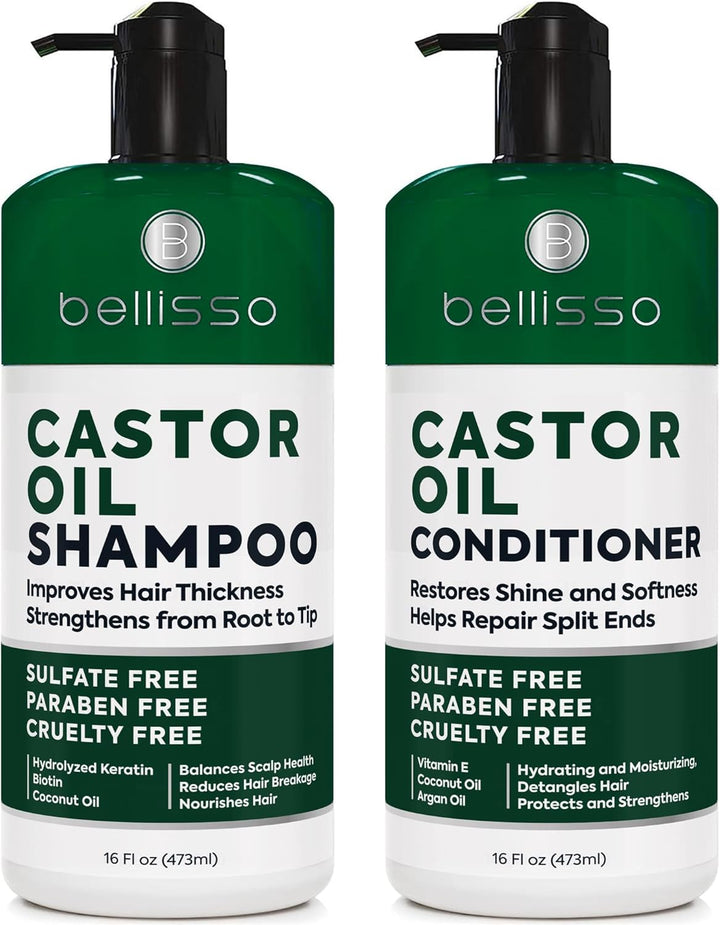 Biotin Shampoo and Conditioner Set - Sulfate and Paraben Free Treatment for Men and Women - Hair Thickening Volumizing Products to Help Boost Thinning Hair with Added Keratin
