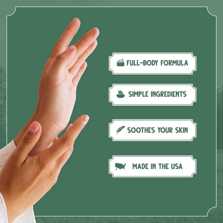 Vermont'S Original Skin Moisturizer - Full Body Hydrating Skin Care: Dry Hands, Lips, Face, Feet & More - Unscented, Cruelty & Paraben Free - Day & Night, Men & Women (4Oz Tin, Made in USA)