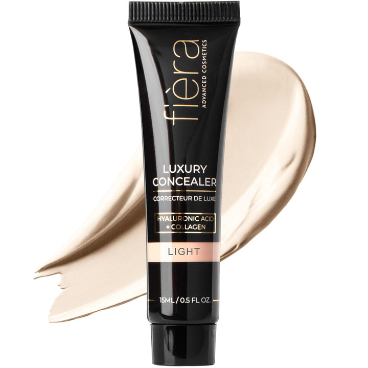 Luxury Concealer & Foundation with Anti-Aging Ingredients - Full Coverage for Dark Circles, Wrinkles, Fine Lines, and Spots, All-Day Wear for Mature Skin - Bisque, 0.5 FL. OZ. / 15 ML