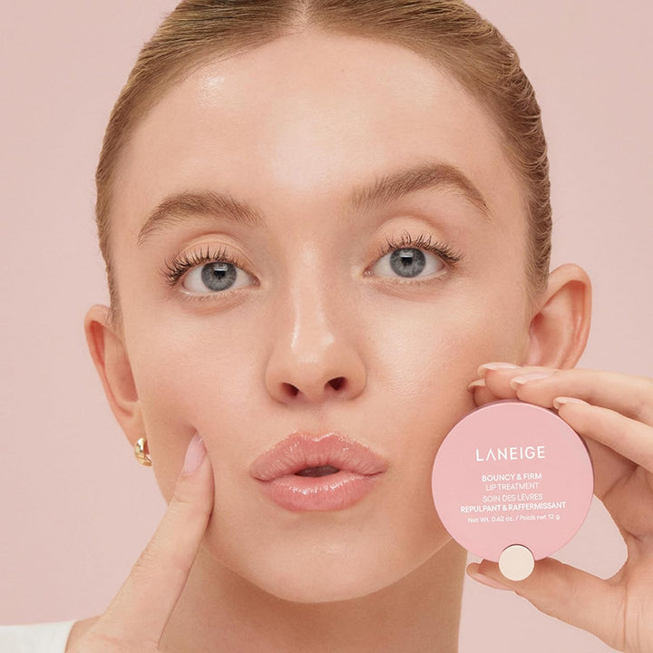 Bouncy & Firm Lip Treatment: Plumping & Firming Lip Care with Peony & Collagen Complex, Ceramide Capsules, & 5D Hyaluronic Acid for Hydration