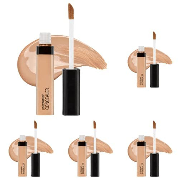 Photo Focus Concealer, Light/Med Beige, under Eyes, Makeup, Blemish, Full Coverage, Lightweight