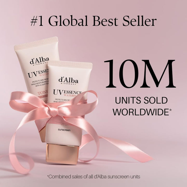 Waterfull Tone-Up Sunscreen Serum BROAD SPECTRUM SPF 50 + Korean Sunscreen for Face, All Skin Tones, Sweat Proof Formula (1.69 Fl.Oz.)