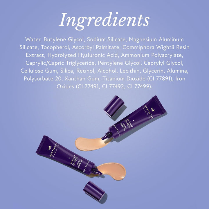 60 Second Effects Tinted Firming Gel - under Eye Cream for Puffiness and Bags under Eyes - 10 Ml Light to Medium - 0.33 Fl Oz