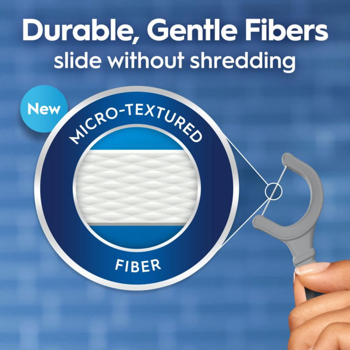 Glide Ultra Deep Clean Floss Picks, Removes Food and Plaque, Cool Mint Flavor, 75 Floss Picks, Pack of 3