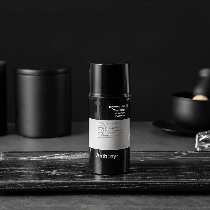 Ingrown Hair Treatment for Men, Gel Solution to Calm Razor Burn, Scar and Redness Eliminator, Bump Removal, 3 Fl Oz, Pack of 3