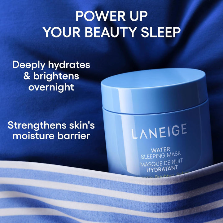 Water Sleeping Mask: Hydrating Korean Overnight Mask with Squalane & Probiotic-Derived Complex, for Bright, Glowing Skin & Barrier Support