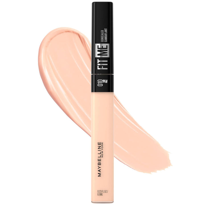 New York Fit Me Liquid Concealer Makeup, Natural Coverage, Lightweight, Conceals, Covers Oil-Free, Light, 1 Count (Packaging May Vary)