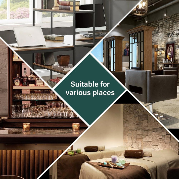 Black Square Minimalist Swivel Stool with Wheel for Work SPA Shop Massage Height-Adjustable and Cost-Effective Rolling Stool Chair with Back