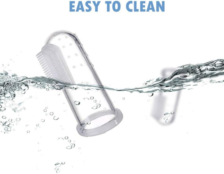 Baby Finger Toothbrush for Training Teething - Infant & Toddles & Lids Teeth Brush Soft Babies Toothbrushes Oral Cleaning Massager to Train Your Child Healthy Oral Habits -3 PCS