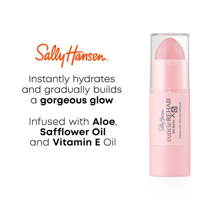 Nail Treatment Cuticle Rehab Oil Balm | Infused with Natural Essential Oils & Vitamin E | Nourishes & Conditions Dry Nails & Cuticles