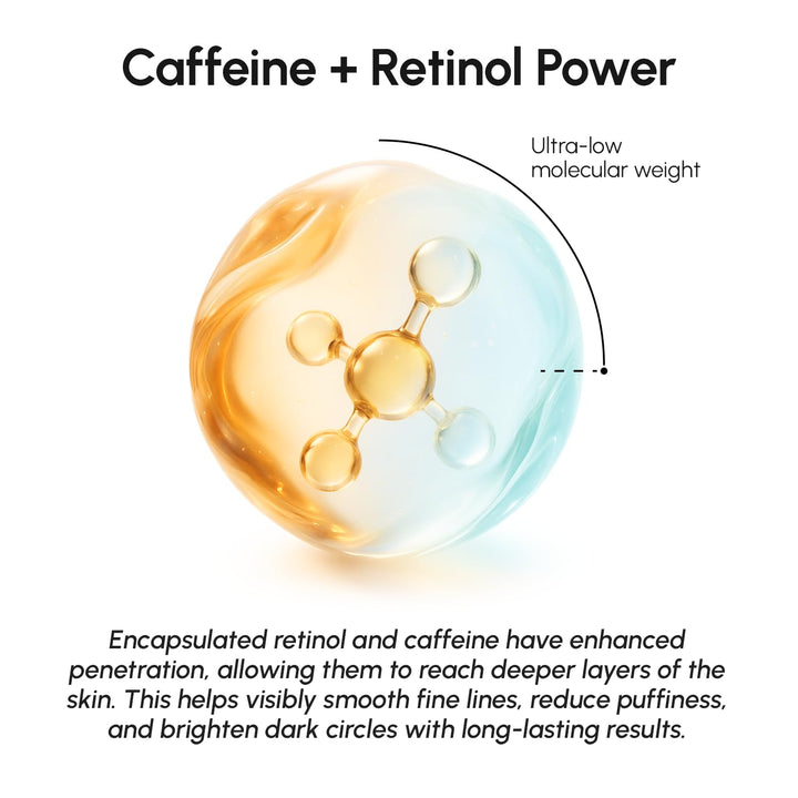 under Eye Balm Stick Hydrating - Retinol Caffeine under Eye Brightener Stick for Older Women - Collagen under Eye Cream for Dark Circles & Wrinkles - Skin Care Treatment Moisturizer