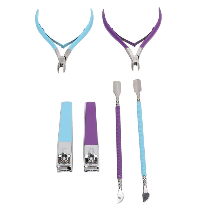 Cuticle Trimmer Cuticle Remover with 3Pcs Nail Tool Set for Manicure Pedicure, Precision Stainless Steel Kit for Fingernails Toenails, Ideal for Home or Salon Use