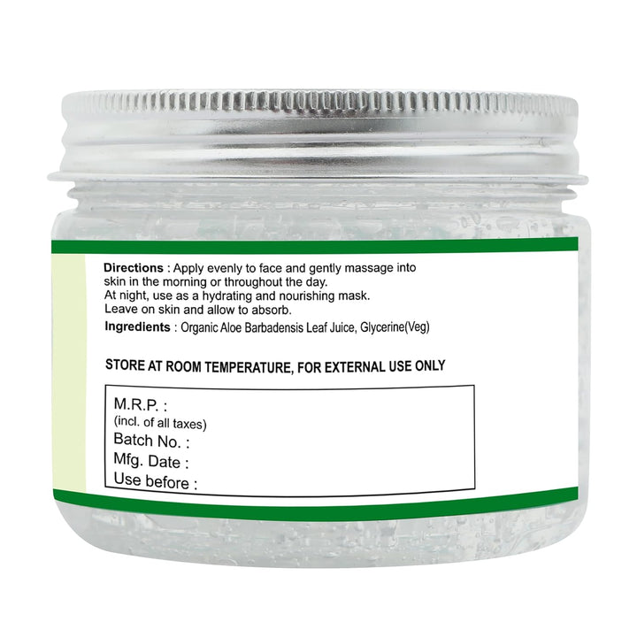 Aloe Vera Gel | 100% Pure Natural Aloe Gel | for Moisturizing Face Skin & Hair Care,Durable Moisturizing Hydrating Soothing | Non-Sticky (11.46 Oz)