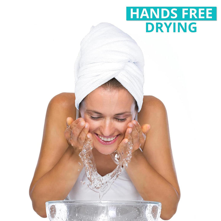 Bondi SPA Microfiber Hair Towel – Dries Hair 50% Faster – Anti-Frizz – Highly Absorbent & Super Soft - XL (42 X 22) - Rectangle