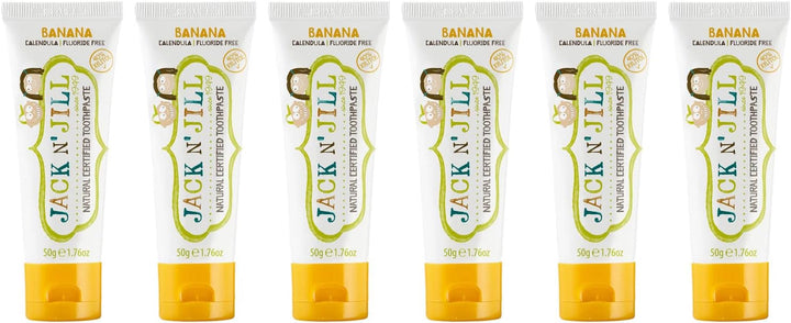 Natural Toothpaste for Kids - Fluoride Free Toothpaste, Safe to Swallow, 40% Xylitol, BPA Free - 1.76 Oz (Variety Pack of 5)