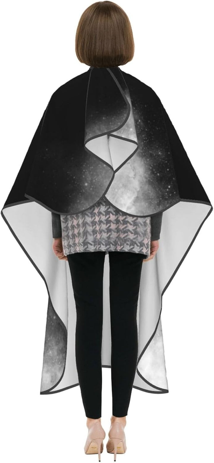 Pon-Toon Cap-Tain like a Regular Cap-Tain Professional Salon Barber Cape for Men Women - Hairdressing Hair Cutting Cape with Adjustable Snap Closure - Salon Equipment for Hair Stylist 55 X 66 Inches