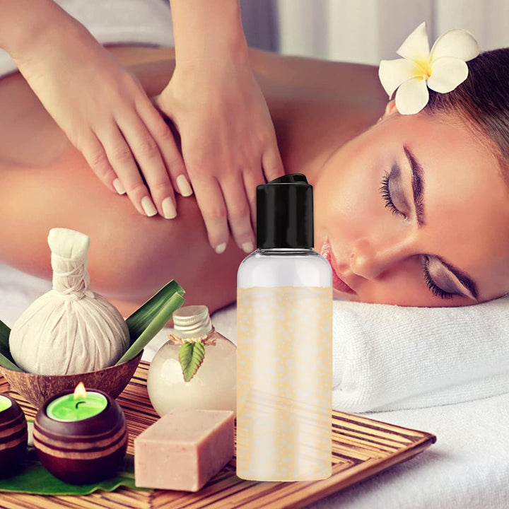 5 Pack 3.4 Oz Travel Bottles for Toiletries TSA Approved Leakproof Plastic Empty Travel Size Bottles Containers with Labels