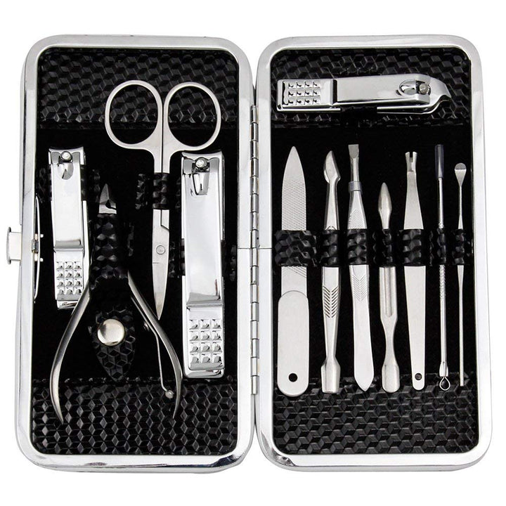 Professional Nail Care Kit Manicure Grooming Set with Travel Case(Rose Gold)
