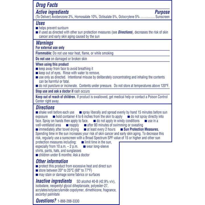 Sport Sunscreen Spray SPF 50, Sweat, Heat and Water Resistant Sunblock, Lightweight, Oxybenzone Free, Spray Sunscreen Bulk Pack, 5.5 Oz Bottle, Pack of 3 (Packaging May Vary)