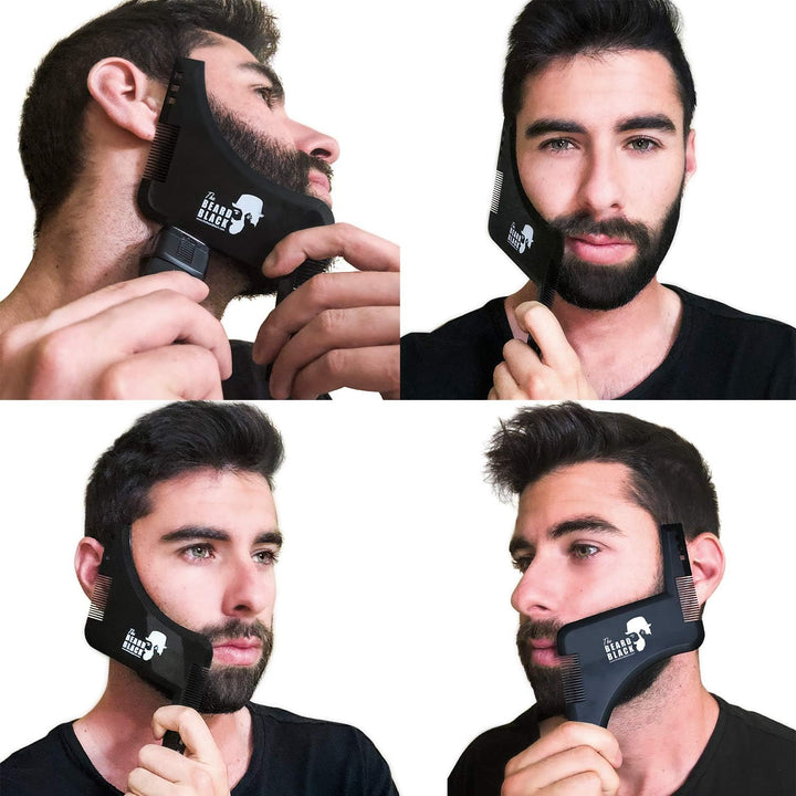Beard Shaping & Styling Tool with Inbuilt Comb, Perfect for Line up & Edging, Use with Beard Trimmer or Razor