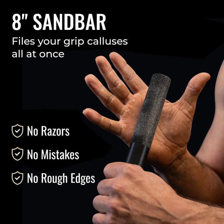 Callus Remover File for Hands - Durable Aluminum Tool for Callus Care and Dead Skin Removal - Includes Nourishing Salve - Ideal for Athletes, Climbers, and Gym Enthusiasts