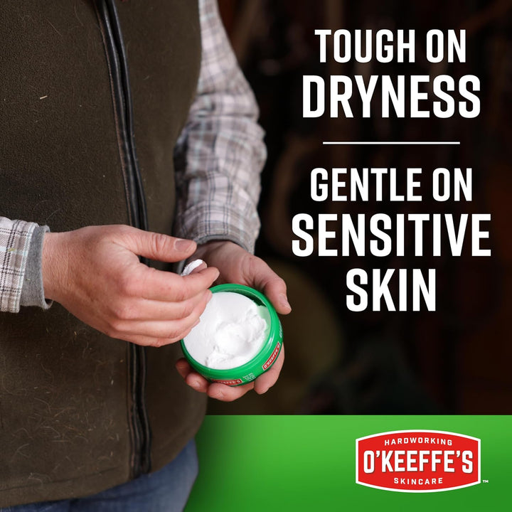 Working Hands Hand Cream for Extreme Dryness - 3.4 Oz Jar (1 Pack) - Repairing Skincare for Cracked, Dry Hands