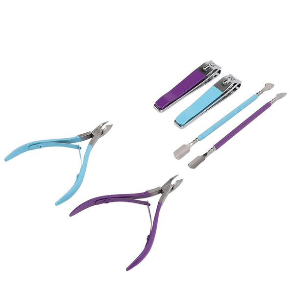 Cuticle Trimmer Cuticle Remover with 3Pcs Nail Tool Set for Manicure Pedicure, Precision Stainless Steel Kit for Fingernails Toenails, Ideal for Home or Salon Use